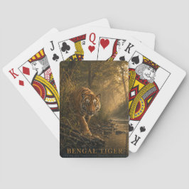 Bengalisk Tiger Sal Skog DJUR Casinokort