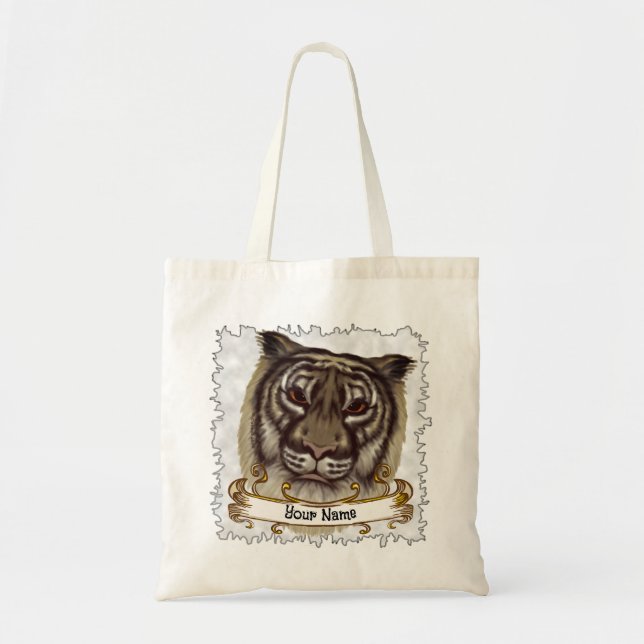 Bengalisk tiger  tygkasse (Framsidan)