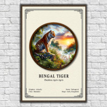 Bengalisk Tiger Zoologisk Serie