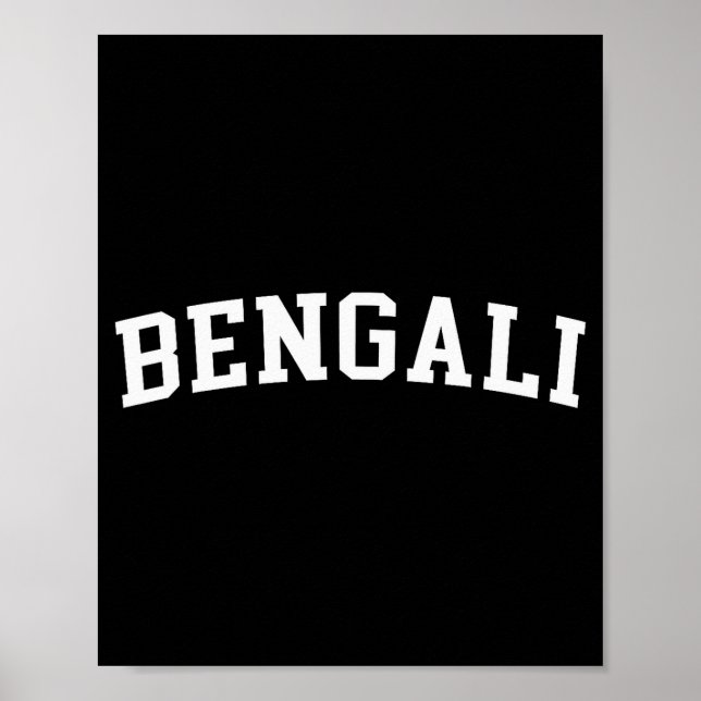 bengaliska  poster (Framsidan)