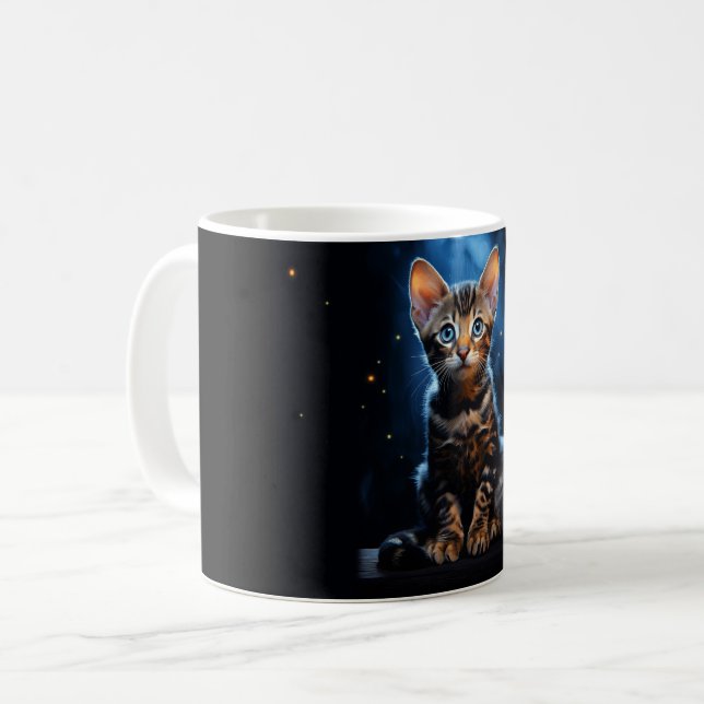 Bengalkatt Kaffemugg (Framsida vänster)