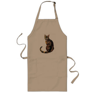 Bengalkatt långt förkläde
