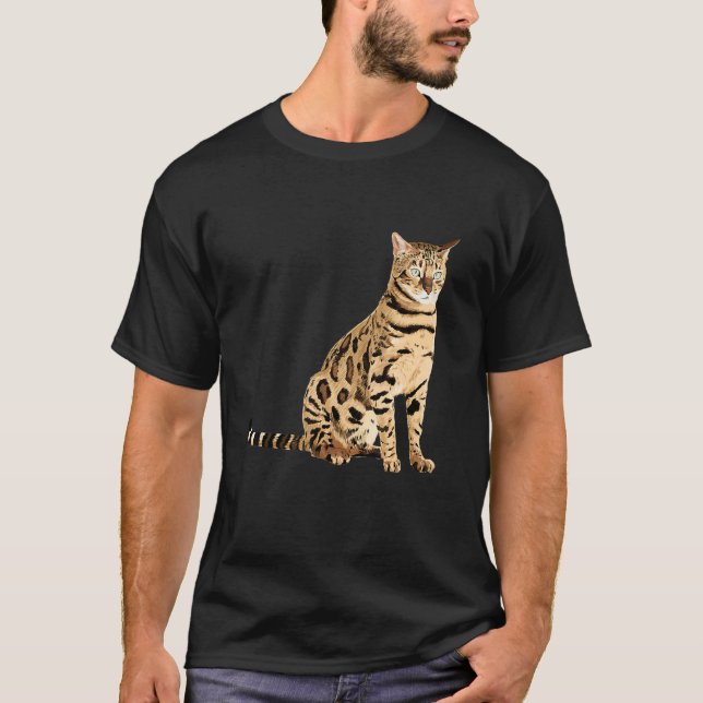 Bengalkatt T Shirt (Framsida)