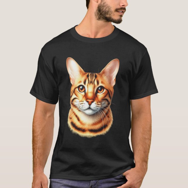 Bengalkatt T Shirt (Framsida)