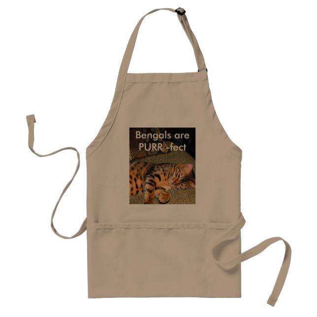 Bengall kattförkläde förkläde (Framsidan)