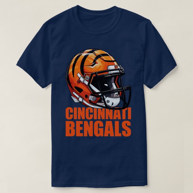 Bengals Helmet T Shirt (Design framsida)