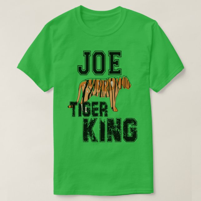 Bengals Joe Burrow Tiger Kung Classic TShirt T Shirt (Design framsida)