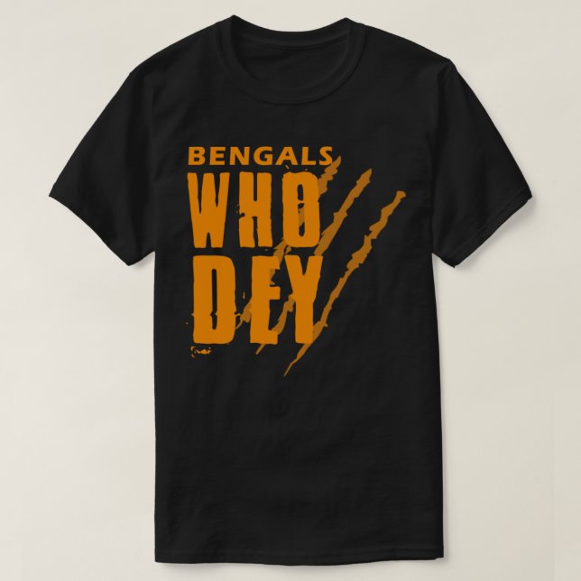 Bengals TShirtdey tigers bengals T Shirt (Design framsida)