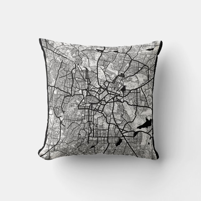 Bengaluru Karnataka Map Kudde (Framsida)