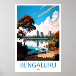 Bengaluru Resa Print Väggkonst Bengaluru Vägg