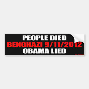 Benghazi 9/11/2012 bildekal
