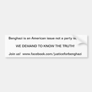 benghazi bildekalbegäran sanningen bildekal
