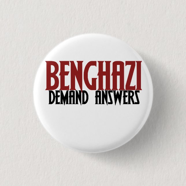 Benghazi Demand-svar Knapp (Framsida)