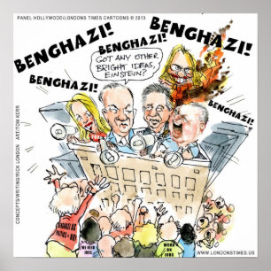 Benghazi Shuffle Funny Poster