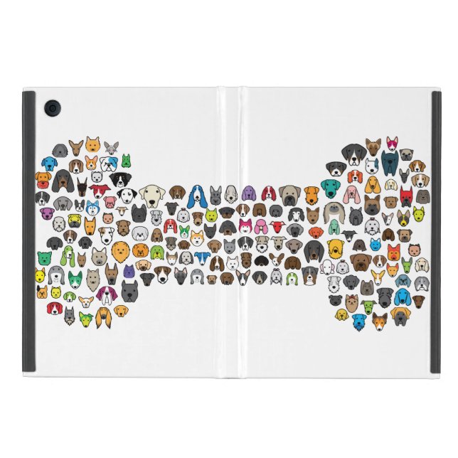 BENhundtecknad iPad Mini Fodral (Utsidan)