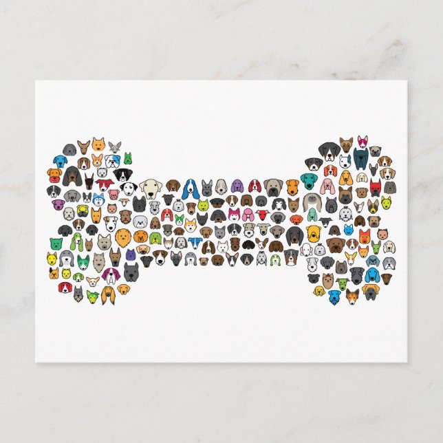 BENhundtecknad Vykort (Framsida)