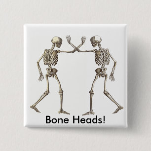 Benhuvuden Skeletoner Knapp