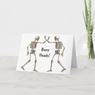 Benhuvuden Skeletoner Kort