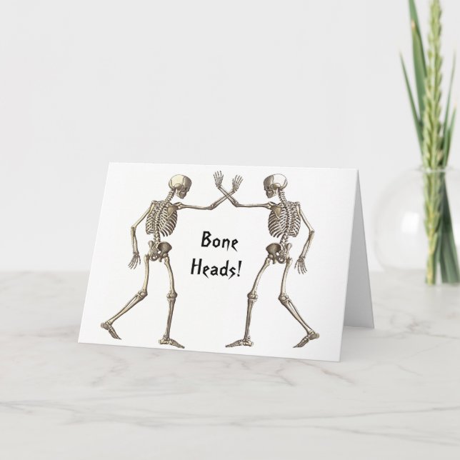 Benhuvuden Skeletoner Kort (Framsida)