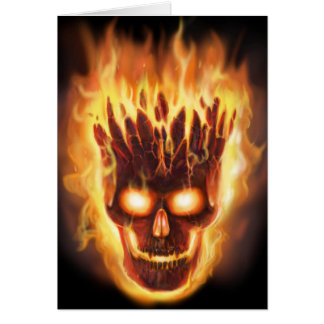 Benhuvudexplosioner Hälsningskort