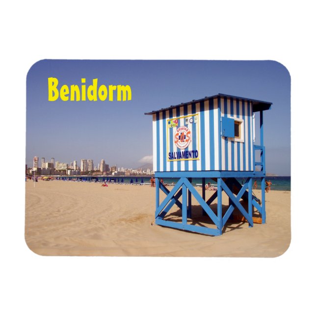 Benidorm, caseta de salvamento en la playa magnet (Horisontell)