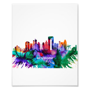 Benidorm Skyline Fototryck