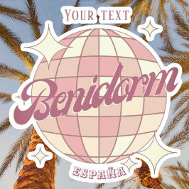 Benidorm Spain España dekoration Klistermärken
