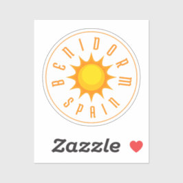 BENIDORM SPAIN SOL KLISTERMÄRKEN