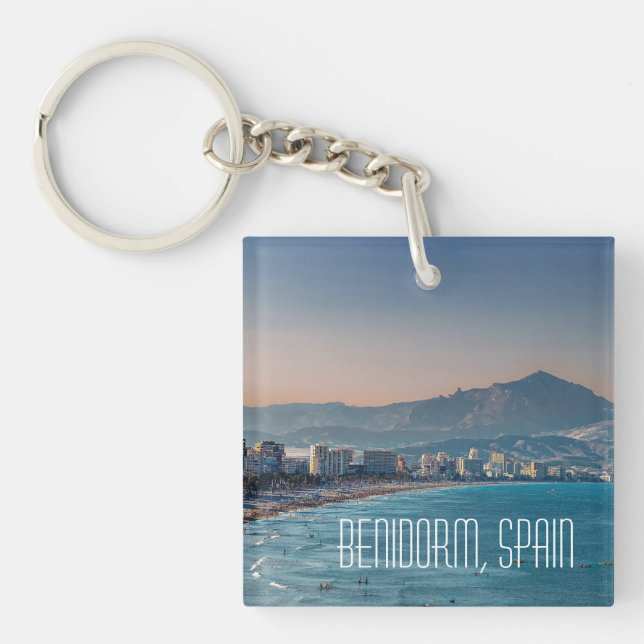 Benidorm, Spaniens nyckelkedja för kustskott (Framsidan)