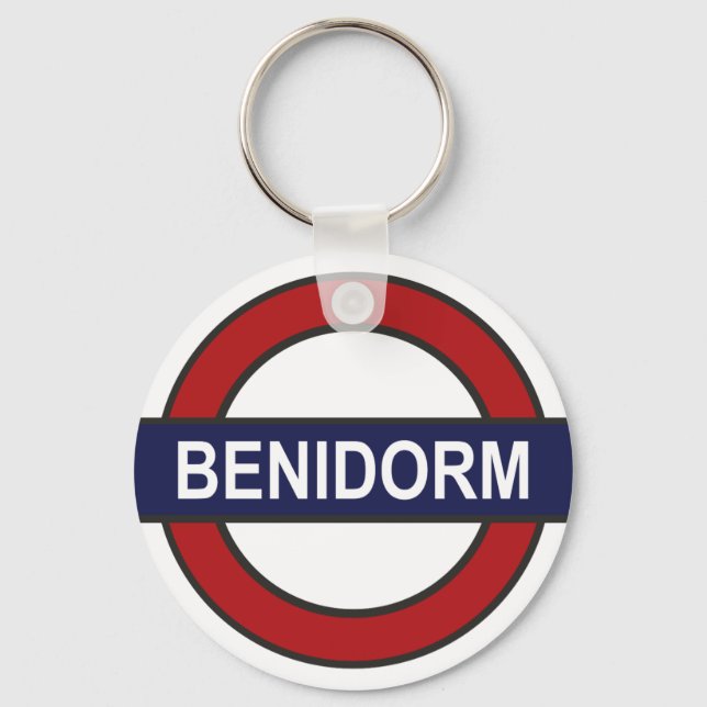 Benidorm Station Underground Nyckelring (Framsida)
