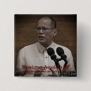 Benigno PNoy Aquino III 15:e presidenten Filippine Knapp
