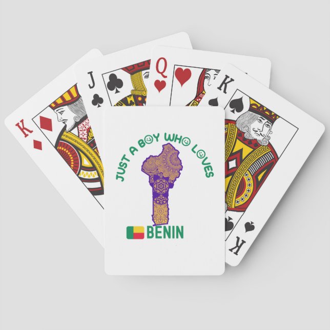 Benin African land Casinokort (Baksidan)