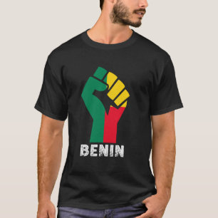 Benin Beninska stolthet Beninska flaggan Handfist T Shirt