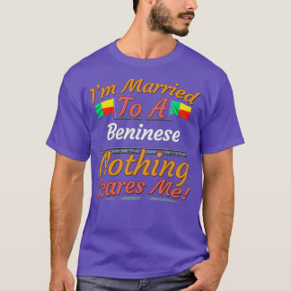 Benin Flagga Butterfly Gift for Beninese from Beni T Shirt