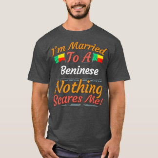 Benin Flagga Butterfly Gift for Beninese from Beni T Shirt