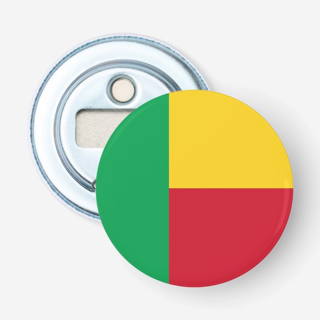 Benin flagga flasköppnare (Framsidan)
