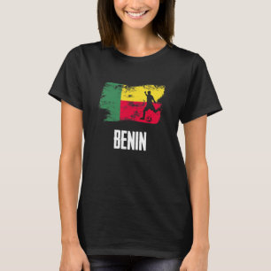 Benin Flagga Jersey Beninese Soccer Team Beninese T Shirt