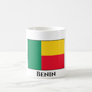 Benin Flagga Kaffemugg