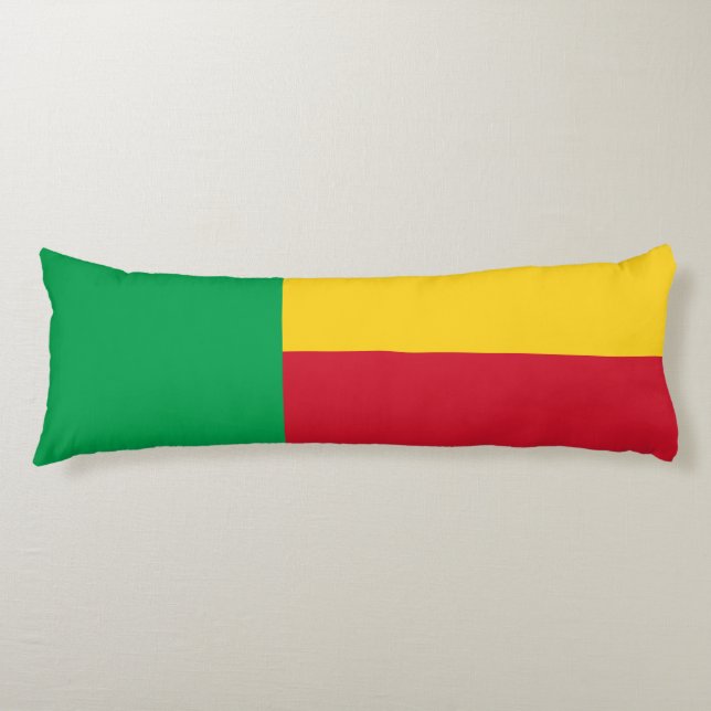 Benin flagga kroppskudde (Framsidan)