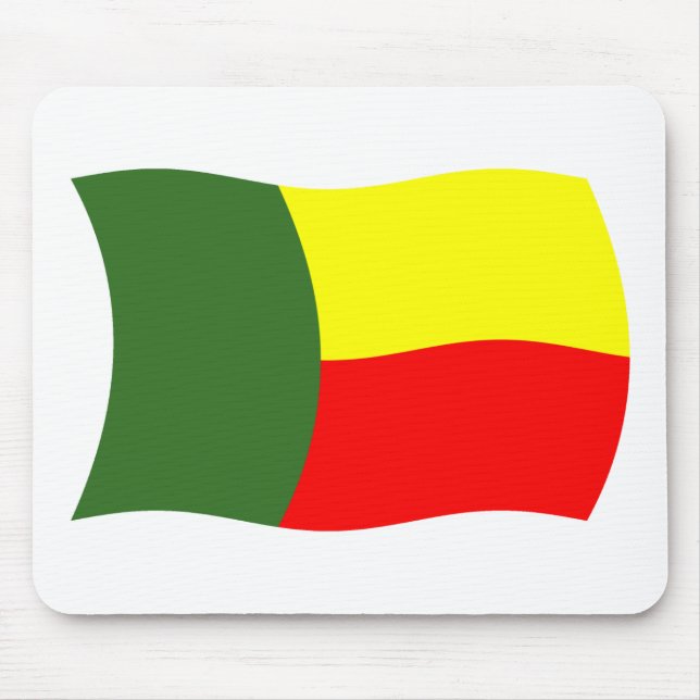 Benin Flagga Musmatta (Framsidan)