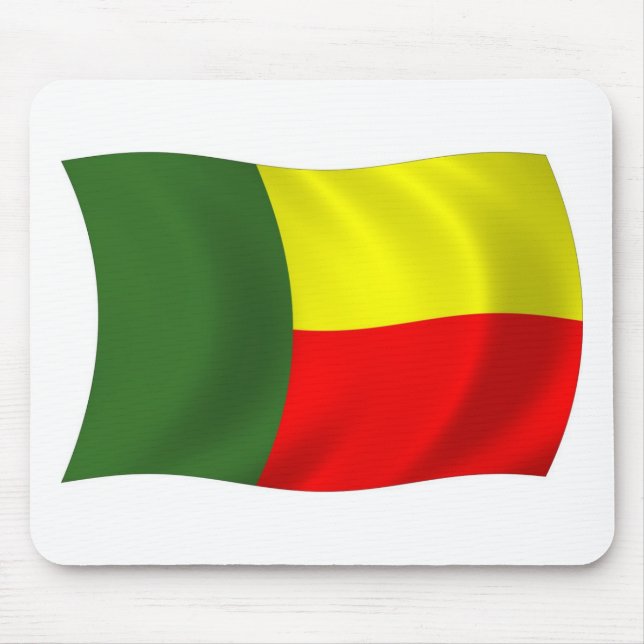 Benin Flagga Musmatta (Framsidan)