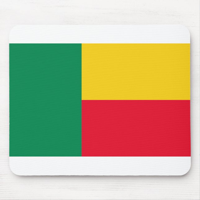 Benin Flagga Musmatta (Framsidan)