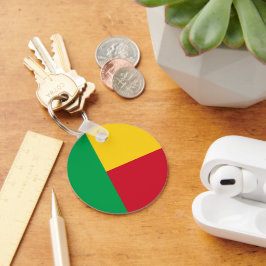 Benin flagga nyckelring