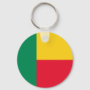 Benin Flagga Nyckelring