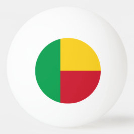 Benin flagga pingisboll