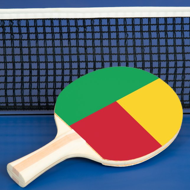 Benin flagga pingisracket (Insitu)