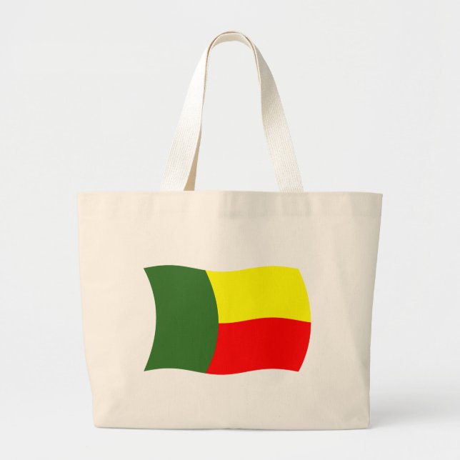 Benin Flagga Shoppingväska Jumbo Tygkasse (Framsidan)