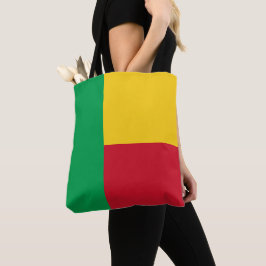 Benin flagga tygkasse