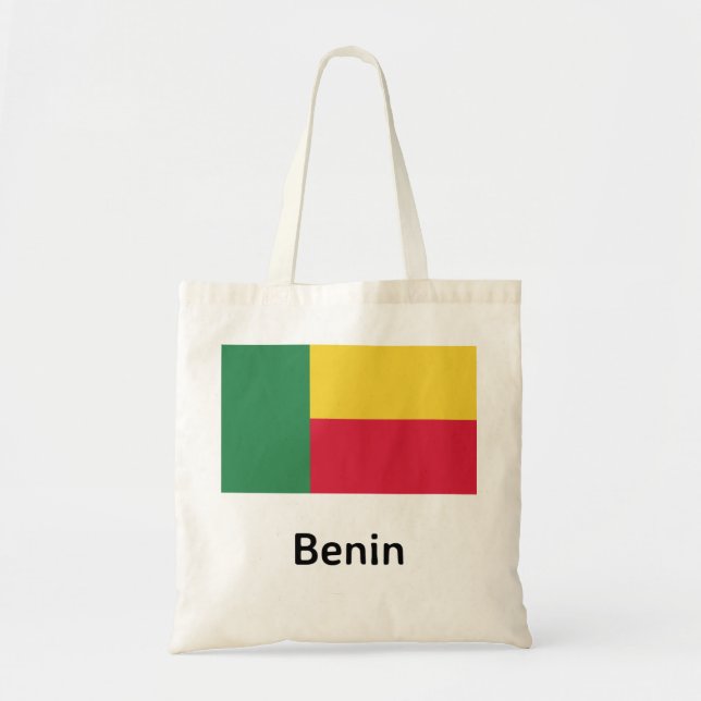 Benin Flagga Tygkasse (Framsidan)