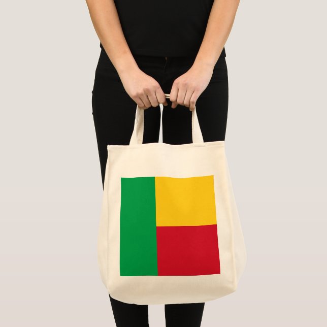 Benin flagga tygkasse (Framsida (produkt))